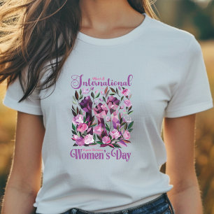 T-shirt Fêtes florales Journée internationale de la femme 