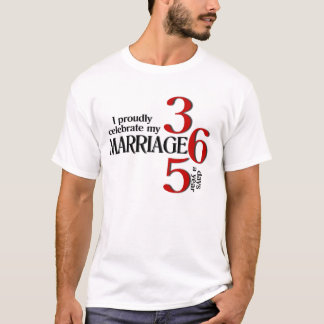 T-shirt Fêtez le mariage 365 !