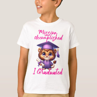 T-shirt Fêtez votre grande réussite à l'occasion de la Jou