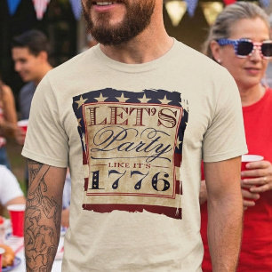 T-shirt Fêtons comme si nous étions en 1776 Vintage 4 ju