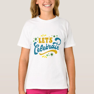 T-shirt Fêtons | Festive Fête Design