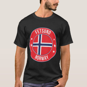 T-shirt Fetsund, Norvège Ville