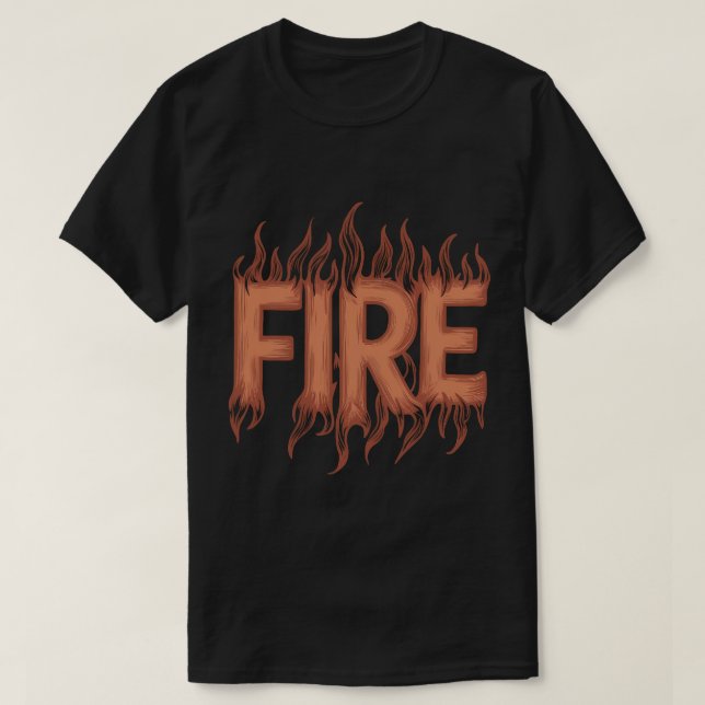 T-shirt Feu (Design devant)