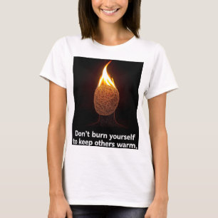 T-shirt Feu