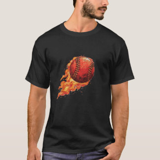 T-shirt Feu Baseball 