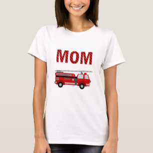 T-shirt Feu Camion Anniversaire Maman
