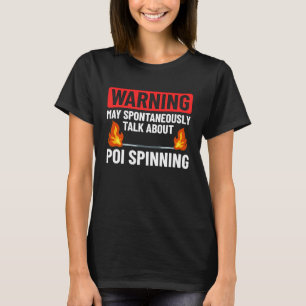 T-shirt Feu Danser Poi Sping Dancer Balls Débutant Sp