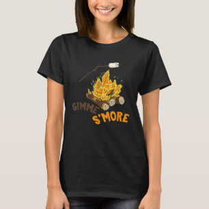 T-shirt Feu de camp de puns de s'mores rôtir des guimauves