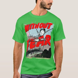 T-shirt Feu de combat Retro Retro Retro Vintage Lichtens