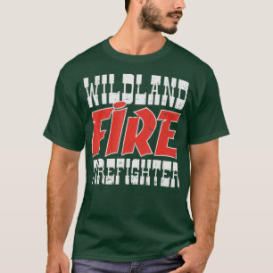 T-shirt Feu de feu Wildland de Mens Forest Feu de feu sauv