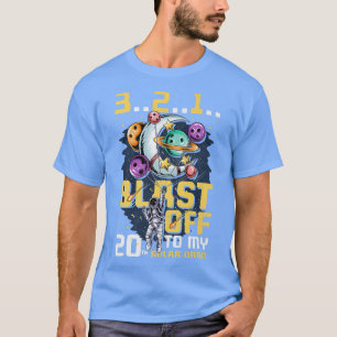 T-shirt Feu De Mon 20E Orbite Solaire, 20E Anniversaire Co