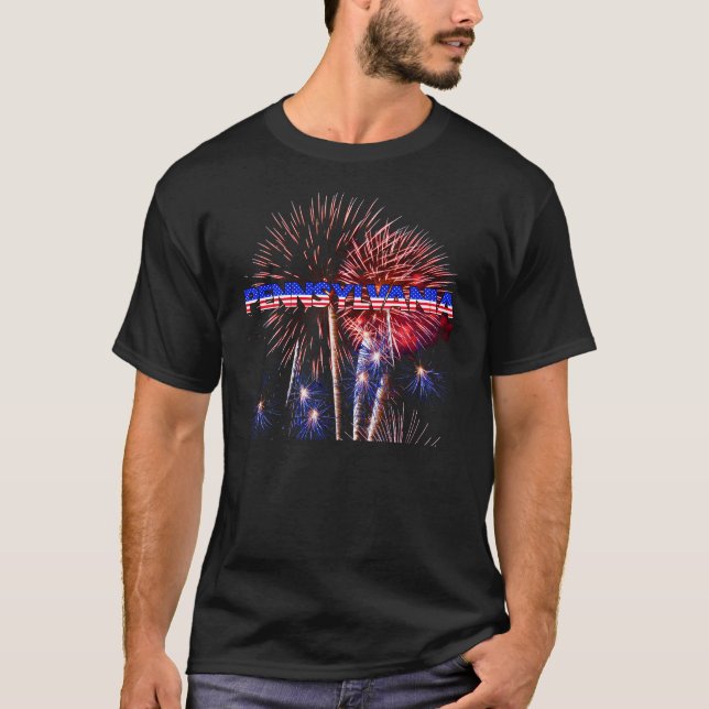 T-shirt Feu de Pennsylvanie (Devant)