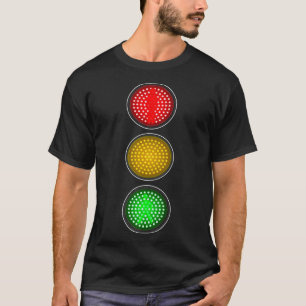 T-shirt Feu de signalisation Halloween costume de fête de 