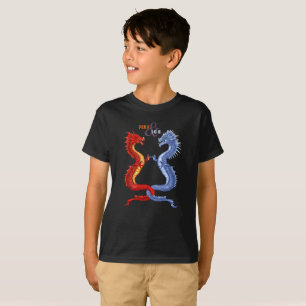 T-SHIRT FEU & GLACE