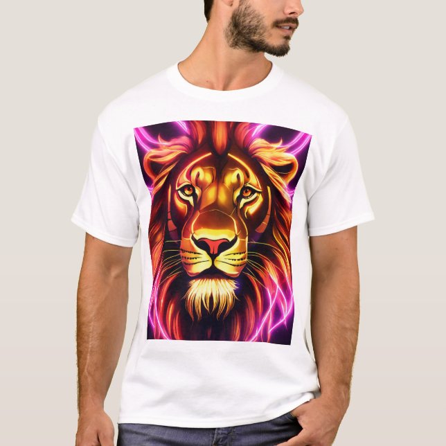 T-shirt Feu Lion (Devant)