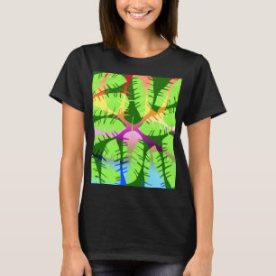T-shirt FEUILLE BOTANIQUE ABSTRAITE BANANE