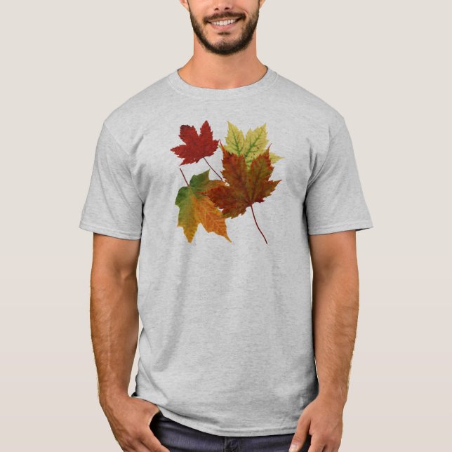 T-SHIRT FEUILLE D'AUTOMNE (Devant)