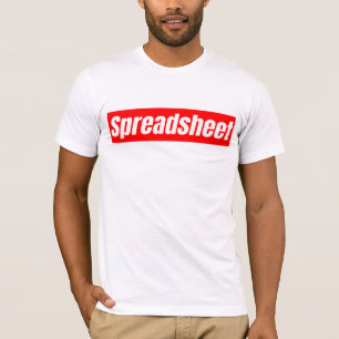 T-shirt Feuille de calcul - Comptable drôle