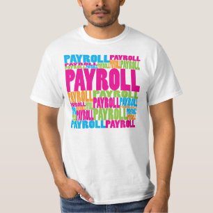 T-shirt Feuille de paie colorée