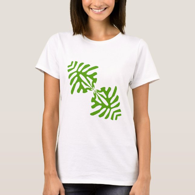 T-shirt Feuille de style Matisse (Devant)