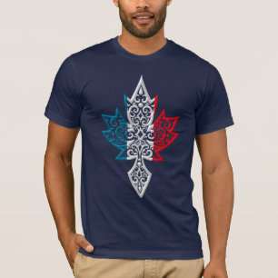 T-shirt Feuille d'érable canadienne française