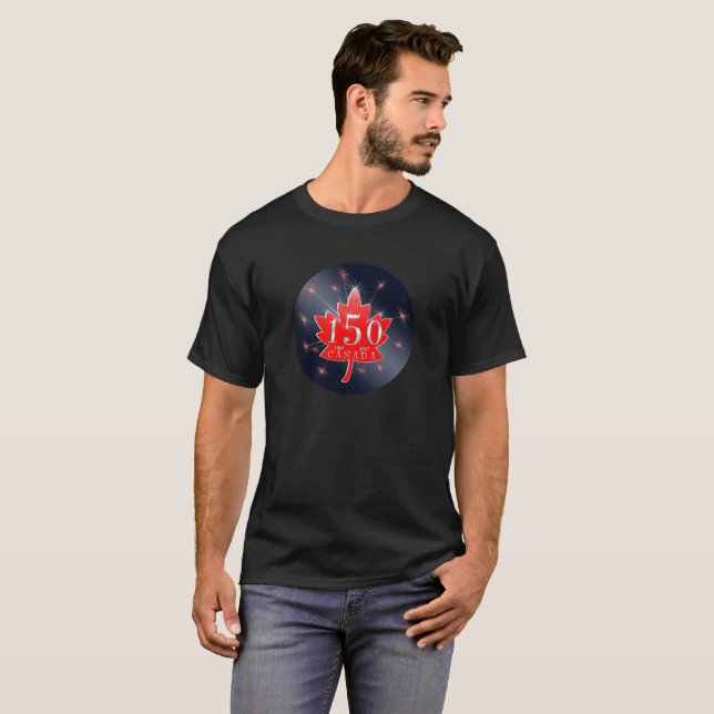 T-shirt Feuille d'érable commémorative de célébration du (Devant entier)