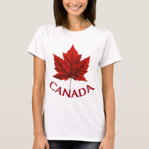 T-shirt Feuille d'érable pour femme Canada T-shirt