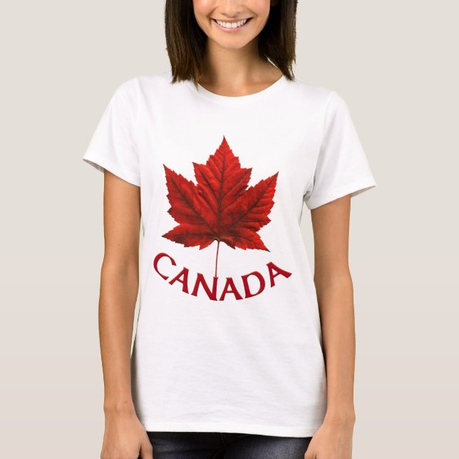 T-shirt Feuille d'érable pour femme Canada T-shirt (Devant)