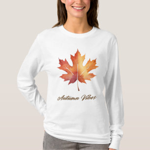 T-shirt Feuille Vibes Automne