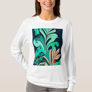 T-shirt feuilles