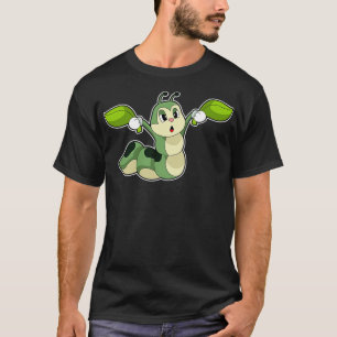 T-shirt Feuilles Caterpillar