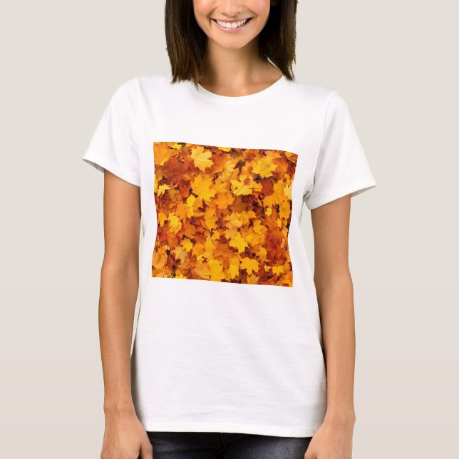 T-shirt Feuilles d'automne (Devant)