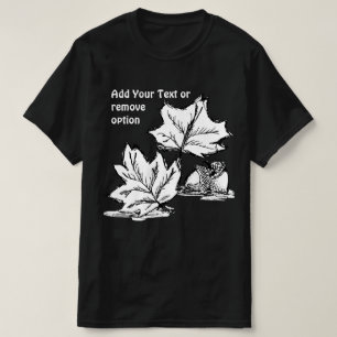 T-shirt Feuilles d'automne et croquis de maïs