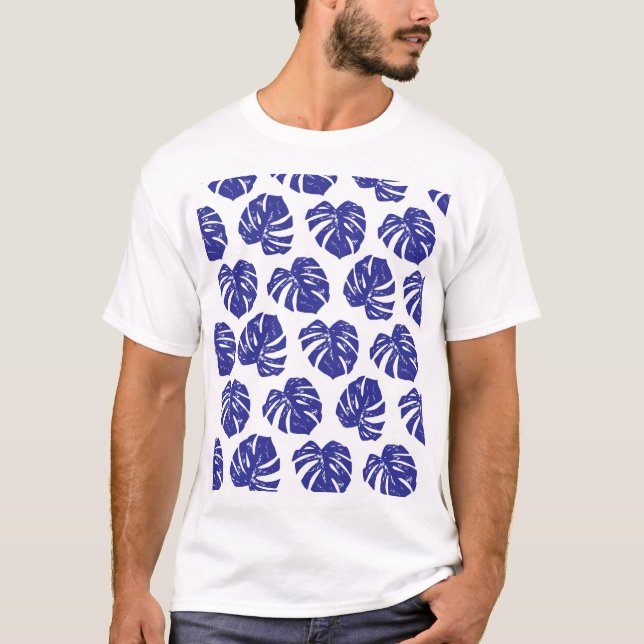 T-shirt Feuilles de palmiers : Motif naturel (Devant)