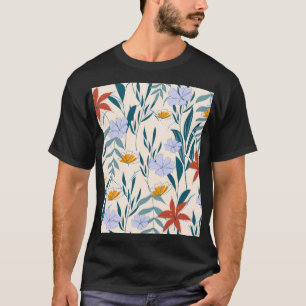 T-shirt Feuilles tropicaux : Arrière - plan Abstrait à la