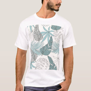 T-shirt Feuilles tropicaux : une tendance transparente