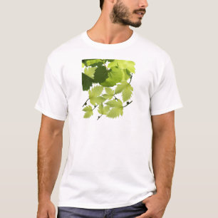 T-shirt Feuilles verts de vigne