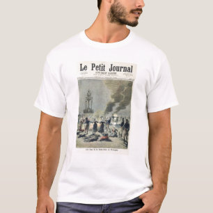 T-shirt Feux allumés pour célébrer le solstice d'été