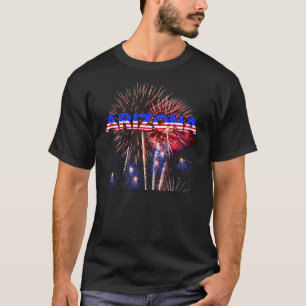 T-shirt Feux d'artifice de l'Arizona