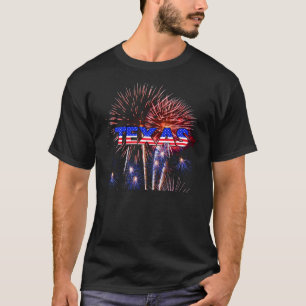 T-shirt Feux d'artifice du Texas