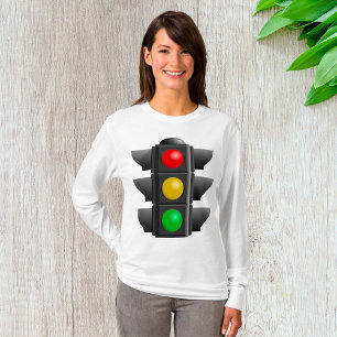T-shirt Feux de circulation Signal rouge jaune vert