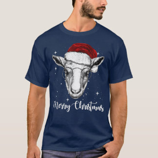 T-shirt Feux de Noël Chèvre XMas Pyjama