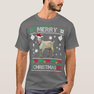 T-shirt Feux de Noël Chèvre XMas PyjamaJoyeux Noël G