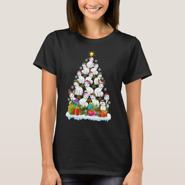 T-shirt Feux de Noël de Fox arctique Tr (Devant)