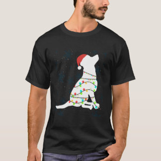 T-shirt Feux de Noël Labrador Retriever T Shirt Dog Lo