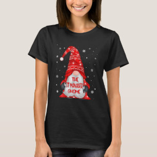 T-shirt Feux de Noël Le responsable informatique Gnome Mat