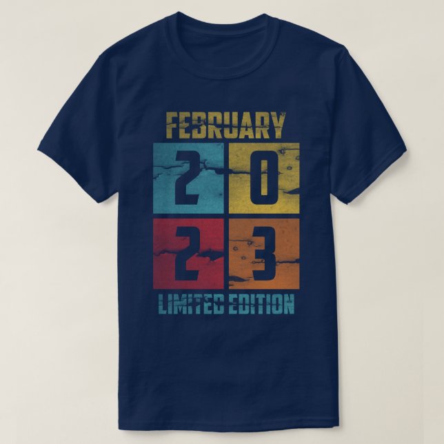 T-shirt Février 2023 Limited Edition (Design devant)