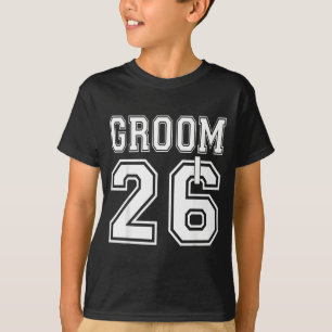 T-shirt Fiançailles du marié 2026 Mariage lune de miel
