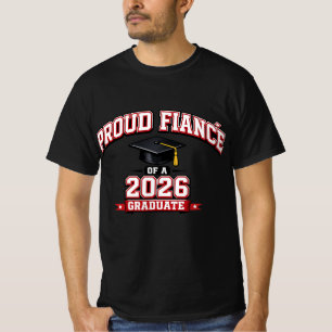 T-shirt Fiancé(e) Fier/Fière D'une Majorette Diplômée En 2