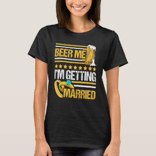 T-shirt Fiancé Fiançailles pour Enterrement de Vie de Garç